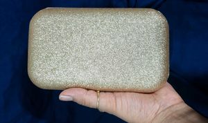 Golden Glitter Clutch