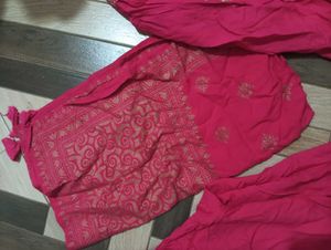 Pink Kurta Set