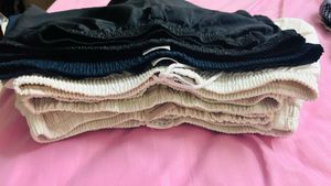 8 Original Adidas White/Black/Navy Blue Shorts