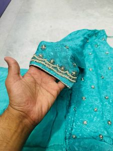 Very Beautiful Embroidered Suit With Salwar Dupata