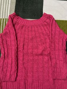 Pink Knit Sweater