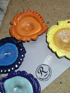 Set of 4 Decorative Diyas