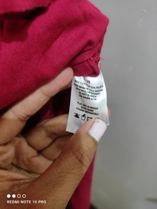STOP Cotton Kurta, Fuschia Color
