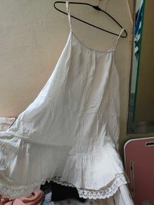 White Babydoll Slip Dress