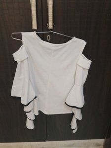 Off-Shoulder White Top