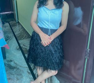 Cute Polka Dot Top &amp; Skirt