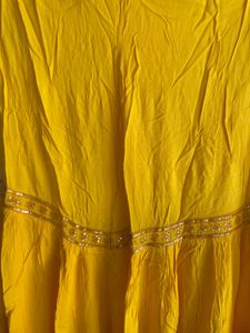 Yellow Sharara Set