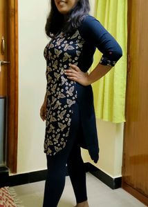 Paisley Print Tunic Blue Top