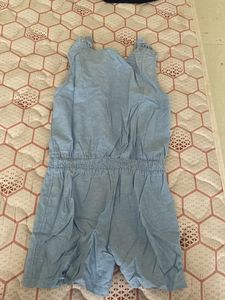 Benetton Light Blue Romper