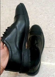 Genuine Black Leather Shoes