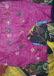 Pink Embellished Blouse