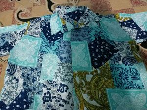 Patterned Button-Down Shirt