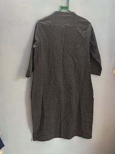 Charcoal Check print kurti