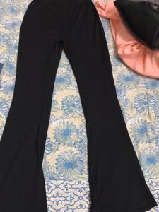Ribbed Bootcut Pants