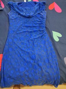 Blue Polka Dot Dress