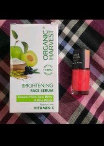 Organic Harvest Brightening Face Serum