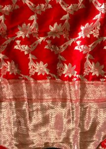 Red & Gold Banarasi Saree