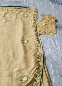 Beautiful Heavy Sari With Blouse