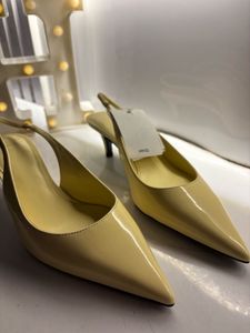 MANGO Slingback Kitten Heels