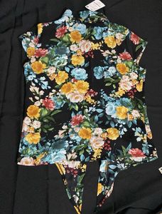 Zara Floral Print Bodysuit