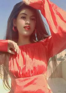 A Red Crop Top