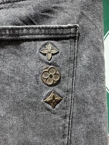 Louis Vuitton Paris Black Jeans
