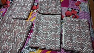 5 Pieces Curtain Set 4 Windows And 1 Door