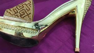 Rhinestone Embellished Sandal