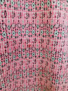 Pink Patterned Skirt