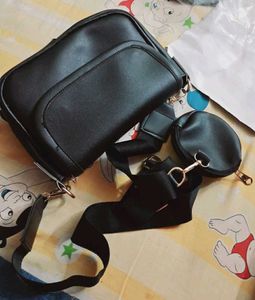 Classy black sling bag for women