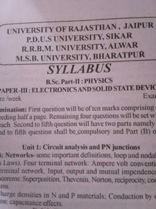 Electronics And Solid State Devices