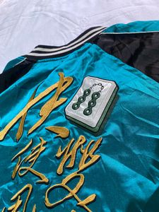 MahjongEmbroidered Sukajan Souvenir Jacket