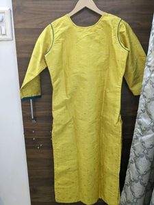 Beautiful Yellow Embroidery Suit