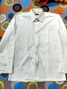 Mens White Formal Shirt