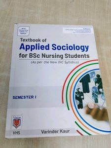 Applied Sociology Textbook - BSc Nursing