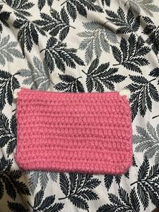 Handmade Crochet Pink Wallet