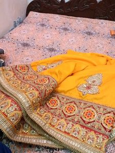Gorgeous Yellow Saree