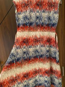 Multicolour Pattern Frock For Women