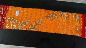 Elegant Embroidered Saree