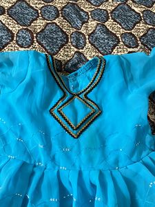 2-5yrs Kids Frock With Frills