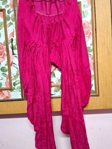 Orange Pink salwar Suit