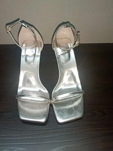 Zara Silver Heels