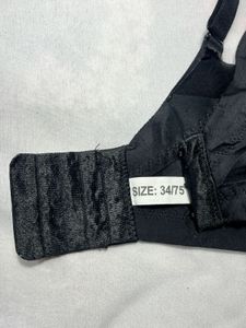 Black Comfortable Bra