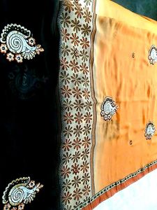 Elegant Embroidered Saree