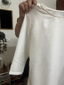 Plain White Kurta