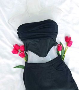 Urbanic Black Corset Top