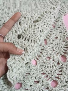 Crochet Crop Top with Shorts