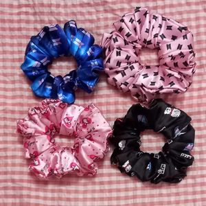 BTS Kpop Scrunchie Set