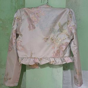 Floral Brocade Cheongsam Top