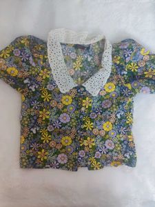 FLORAL CROP TOP